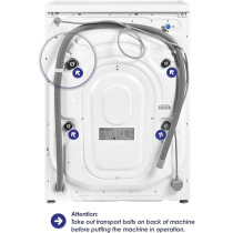 Super General 6 Kg Front Loading Washing Machine 6100-NLED, 1000 Rpm Washer, Energy-Saving, White, 23 Programs