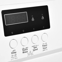 Super General 6 Kg Front Loading Washing Machine 6100-NLED, 1000 Rpm Washer, Energy-Saving, White, 23 Programs