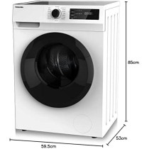 Toshiba 8 Kg, 1200 Rpm 16 Programs Front Load Washing Machine With Eco Cold Wash, TW-H90S2A, White