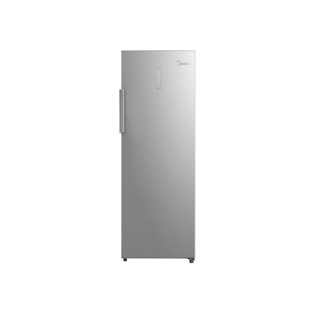 Midea 312 Liters Convertible Upright Freezer, Frost Free With Quick Freeze Technology, Converted From Freezer To Refrigerator With One Click Button, Large Capacity Fridge/Freezer, Silver, HS312FWES
