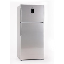 Electrolux 869L Gross (531L Net) Top Mount Double Door Refrigerator, 2 Doors Fridge With Eventemp Cooling System, Twist And Serve Ice Maker, EMT86910X