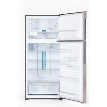 Electrolux 869L Gross (531L Net) Top Mount Double Door Refrigerator, 2 Doors Fridge With Eventemp Cooling System, Twist And Serve Ice Maker, EMT86910X