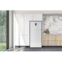 Electrolux 869L Gross (531L Net) Top Mount Double Door Refrigerator, 2 Doors Fridge With Eventemp Cooling System, Twist And Serve Ice Maker, EMT86910X