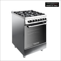 Tecnogas Superiore Gas Cooker, 60 x 60Cm, 67L Gas Oven, N3X66G4VC