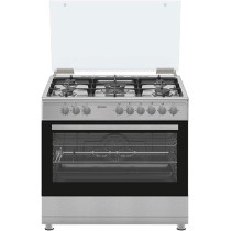 Indesit 5 Zone Burners Maxi Fan Oven, 90 Cm x 60 Cm Size, Inox, IM9GC6KCX/MEA