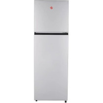 Hoover 300 Liters Top Mount Refrigerator, Reversible Double Door, No Frost Design Adjustable Thermostat Fruits And Vegetable Crisper, Energy Efficient, Silver, HTR-H300-S