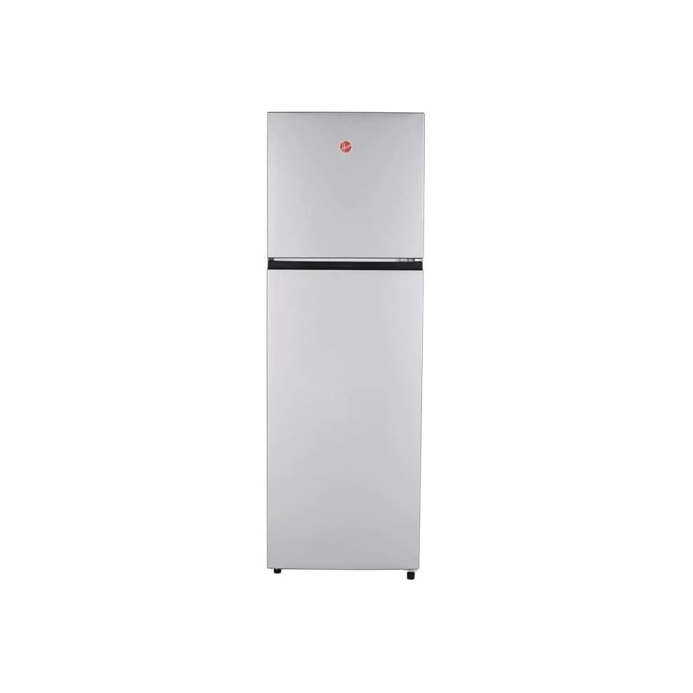 Hoover 300 Liters Top Mount Refrigerator, Reversible Double Door, No Frost Design Adjustable Thermostat Fruits And Vegetable Crisper, Energy Efficient, Silver, HTR-H300-S