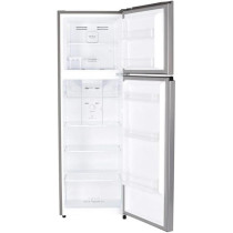 Hoover 300 Liters Top Mount Refrigerator, Reversible Double Door, No Frost Design Adjustable Thermostat Fruits And Vegetable Crisper, Energy Efficient, Silver, HTR-H300-S