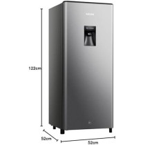 Kelon 240 Liter Refrigerator, Single Door Compact Silver, With Water Dispenser, Model KRS-24DRS