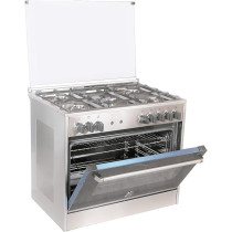 Bertazzoni 90 x 60 Cm Full Gas Cooker, Broiler Drawer, Painted Finish, Freestanding, AMS95C31CX
