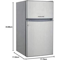 Nikai Double Door Small Refrigerator, 135 L, NRF-135DDS