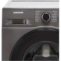 Samsung 9Kg Front Load Washing Machine 1400 Rpm With Ecobubble, Silver, WW90TA046A