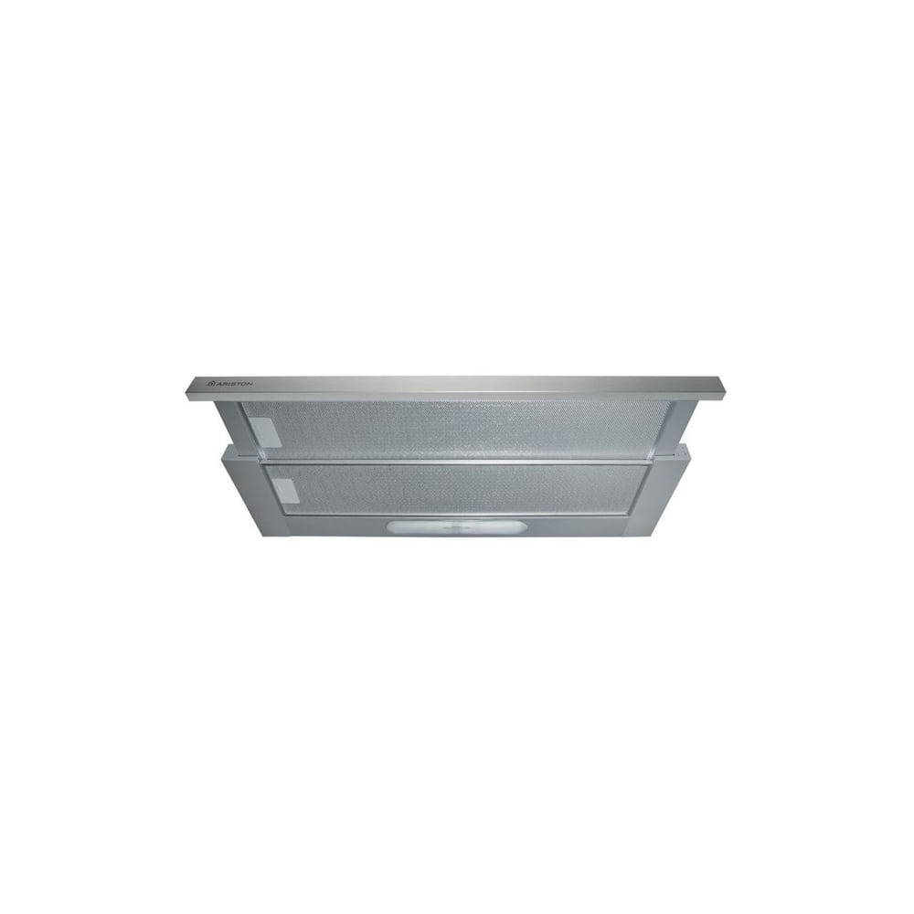 Ariston Built In 90Cm Chimney Visor Hood, Telescopic, Wall Mounted, Washable Filter, Led Light, Convertible, Stainless Steel Material, Mechanical Control, Oder Filter, Inox, AH90ClMIX
