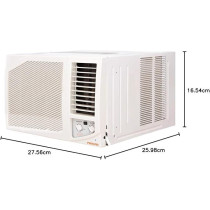 Nikai 2 Ton Window Air Conditioner With Rotary Compressor, White, NWAC24031N