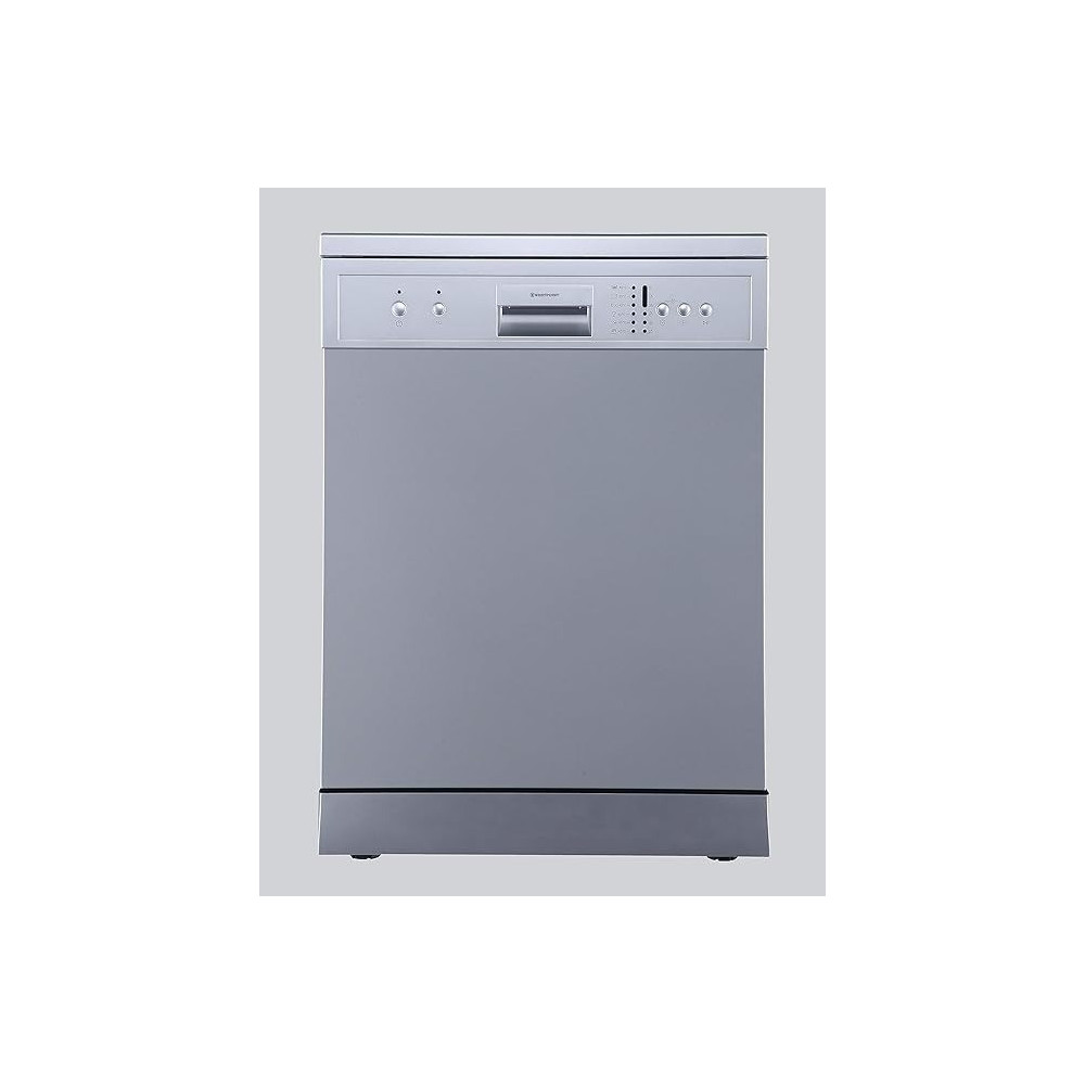 Westpoint 6 Programmes 12 Place Settings, Free Standing Dishwasher, Silver, WYM-12616ERS