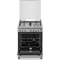 Terim 60 x 60 Cooker, 4 Gas Burners, Stainless Steel, TERGC66ST