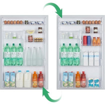 Toshiba 192 Liters Top Mount Refrigerator, No Frost, Inverter Compressor, GRA29USS, Silver