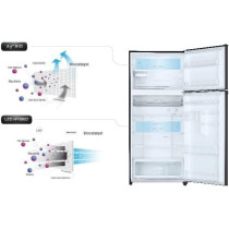 Toshiba 192 Liters Top Mount Refrigerator, No Frost, Inverter Compressor, GRA29USS, Silver