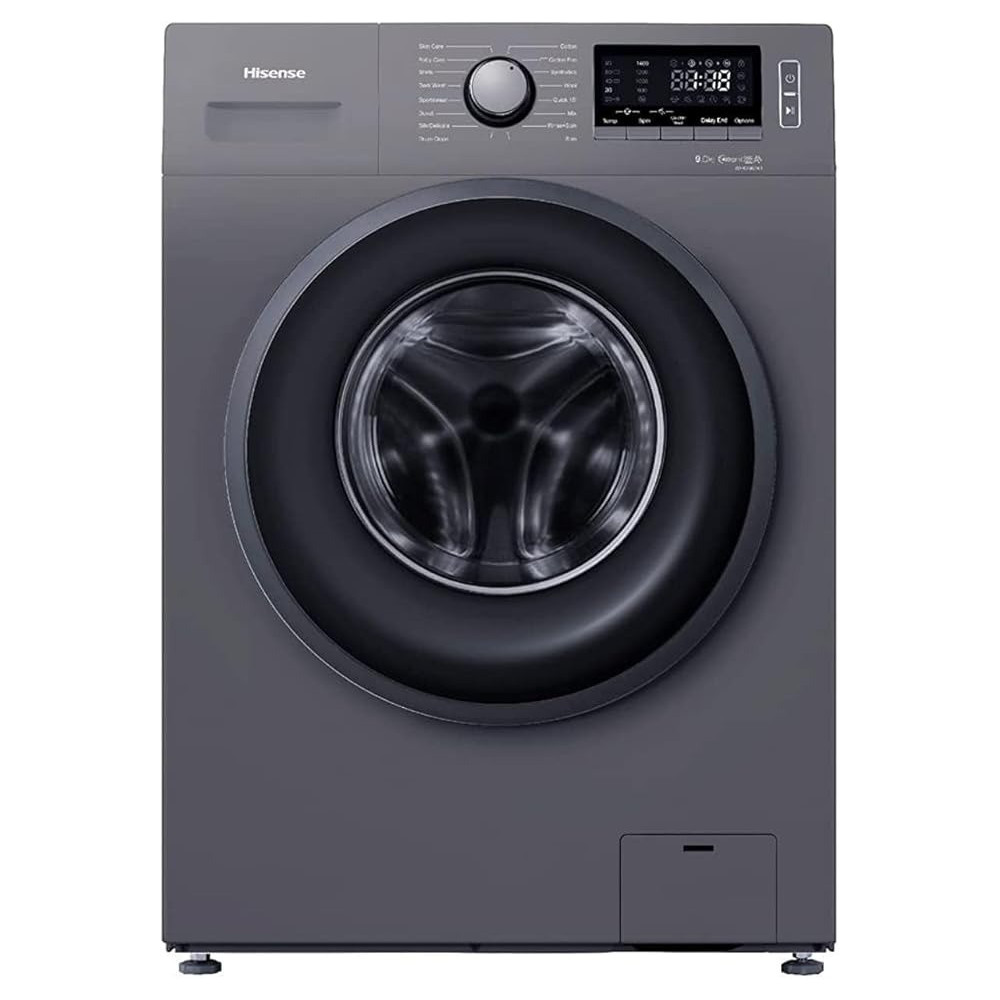 Hisense 9 Kg Front Load Washing Machine 1400 Rpm, Silver, WFPV9014EMT