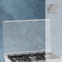 Super General Freestanding Gas-Cooker 4-Burner Full-Safety, Stainless-Steel Cooker, Gas Oven with Automatic Ignition, Silver, 50 x 50 x 85 cm, SGC 5470MSFS