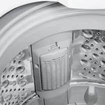Super General 7 kg fully automatic Top-Loading Washing Machine, 8 Programs, 680 RPM, efficient Top-Load Washer with Child-Lock, LED Display, White, SGW-721