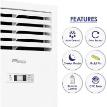 Super General 5 Ton Floor Standing Split Air Conditioner, 60000 BTU, Auto-Restart, Sleep-Mode, SGFS-60-GE, 61 x 39 x 192.5 cm for Home, Office, Commercial Use, White
