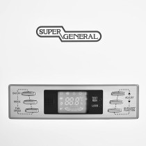 Super General 5 Ton Floor Standing Split Air Conditioner, 60000 BTU, Auto-Restart, Sleep-Mode, SGFS-60-GE, 61 x 39 x 192.5 cm for Home, Office, Commercial Use, White