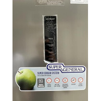 Super General Upright Freezer 510Ltrs net/ 600Ltrs Gross Capacity Fridge/Freezer Convertible Type With Inverter Compressor, Silver