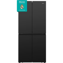 Hisense 561 Liter Side By Side Cross Door Refrigerator, Black RQ561N4AB1