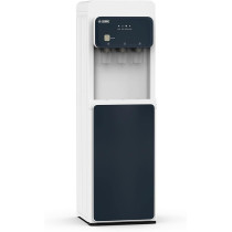 Sure Bottom Loading Water Dispenser, Child Safety Lock, Triple Faucets With Temperature Mode, Floor Standing, Navy Blue/White, SBL2270WP
