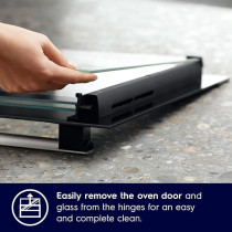 Electrolux 90 x 60cm Freestanding Cooker, Full Gas Cooking Range With 5 Burners, Cast Iron Pan Support, European Quality Oven With One Hand Automatic Ignition And Thermocouple Safety, Silver, EKG9000A4X