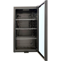 Ymda Mini Glass Door Refrigerator YCC110G, Black