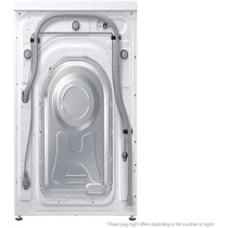 Samsung Front Loading Washer With Eco Bubble, Hygiene Steam, DIT, 8kg Capacity, White