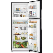 Hitachi 500 Liters Top Mount Refrigerator, Brilliant Silver, RV500PUK8KBSL