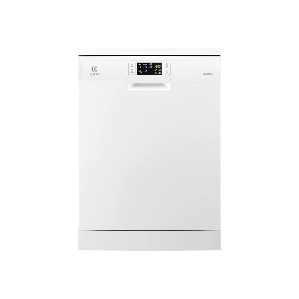 Electrolux Freestanding Dishwasher 60cm, 13 Place Settings, 6 Programs, Inverter Motor, Fully Automatic With Advanced AirDry Technology, Sensor Control, Low Noise Level, Delay Start, ESF5542LOW, White
