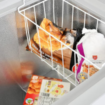 Super General Chest-Freezer 150 Liter Gross Volume, SGF-155-H, White, Compact Deep-Freezer with Storage-Basket, Lock and Key, Wheels, 63.2 x 56.5 x 83.5 cm