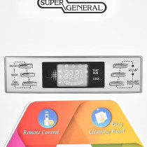 Super General 3 Ton Floor Standing Split Air Conditioner, 36000 BTU, Auto-restart, Sleep-mode, White, SGFS-36-NE, 61.0 x 39.0 x 192.5 cm For Home, Office, Commercial Use