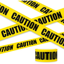 Braingiggles Halloween Caution Tape 25 M, Yellow Hazard Warning Tape For Halloween Decorations, Safety Printed Halloween Tape For Workplace Danger Areas, Halloween Supplies And Decor (Yellow)