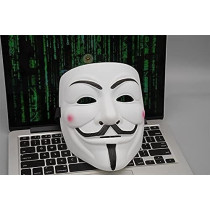Braingiggles Vendetta Mask For Halloween Cosplay Masquerade Party, Halloween Mask For Men, Women, Scary Halloween Masks For Halloween Costume, Halloween Masks