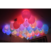 Party Propz Led Balloons Set Of 25 Pcs For Neon Party, Birthday Party Decoration, Anniversaries, Bridal Shower Or Baby Shower Decoration, Bridal Shower