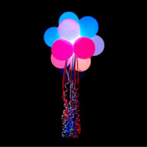 Party Propz Led Balloons Set Of 25 Pcs For Neon Party, Birthday Party Decoration, Anniversaries, Bridal Shower Or Baby Shower Decoration, Bridal Shower