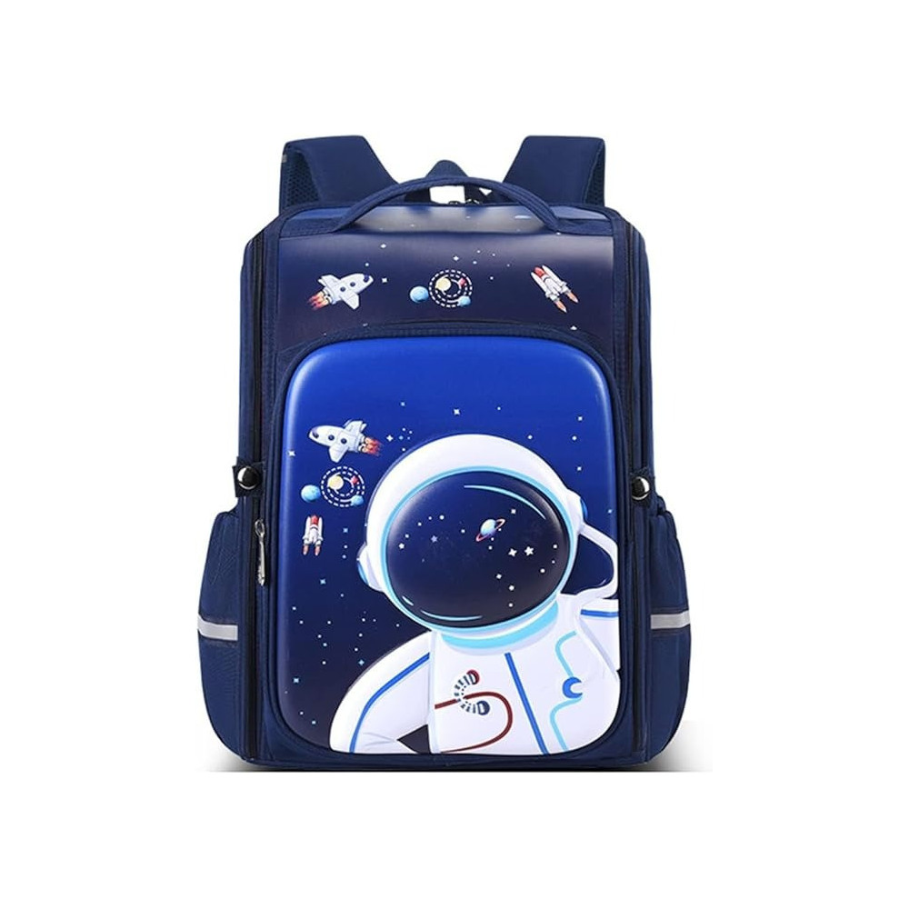 Braingiggles 14 Inch Kids School Bag For Boys And Girls (Navy Blue)