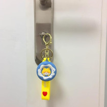 Braingiggles Kawaii Key Chains For Girls Cute Pendant Cartoon Keyrings Anime Doll Silicone Key Holder