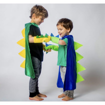 Brain Giggles Dinosaur Cloak, Green/Yellow