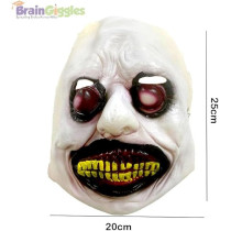 Braingiggles Halloween Scary Mask, Durable, Adjustable Full Face Costume Mask For Men And Women