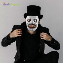Braingiggles Halloween Scary Mask, Durable, Adjustable Full Face Costume Mask For Men And Women