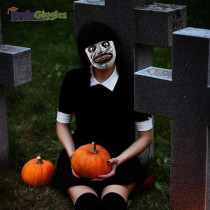 Braingiggles Halloween Scary Mask, Durable, Adjustable Full Face Costume Mask For Men And Women