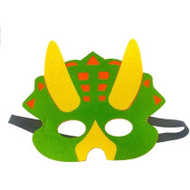 Braingiggles Dinosaur Felt Masks, Dino Theme Birthday Party Costume Mask For Kids