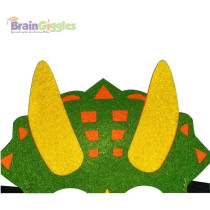 Braingiggles Dinosaur Felt Masks, Dino Theme Birthday Party Costume Mask For Kids
