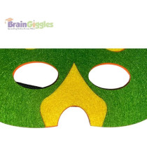 Braingiggles Dinosaur Felt Masks, Dino Theme Birthday Party Costume Mask For Kids